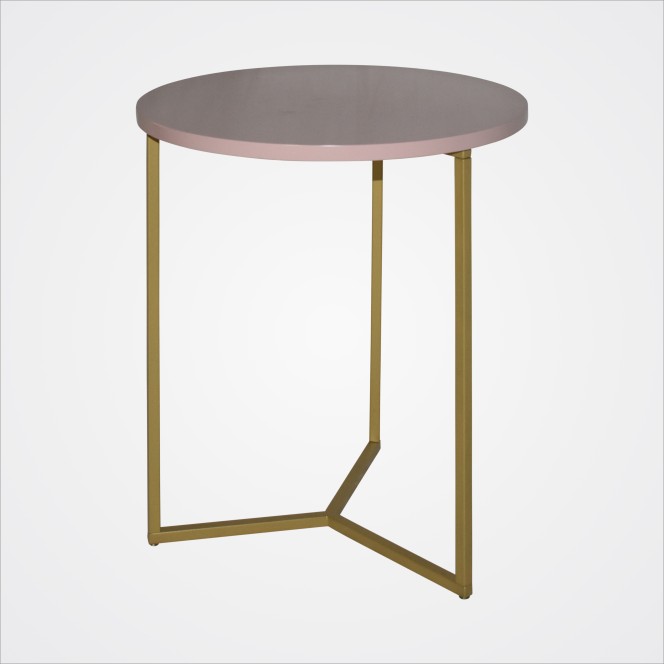 Coffee Table Gold/Pink