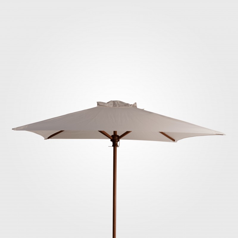 White Market Timber Umbrella - Image #2