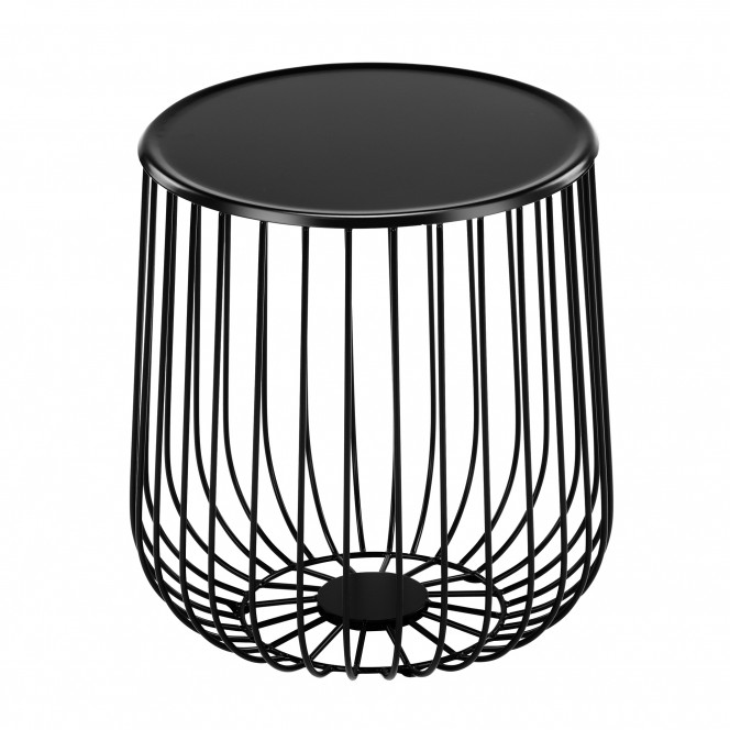Coffee Table Black Wire Small