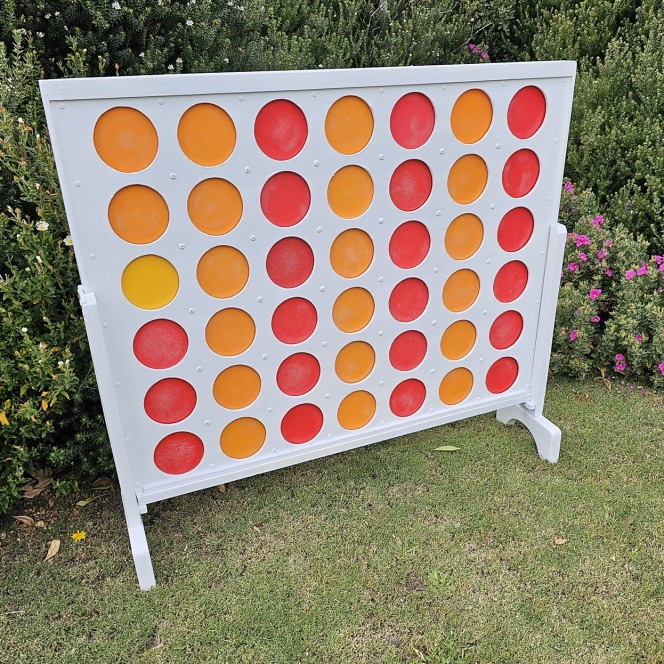 Lawn Games - Connect 4 White